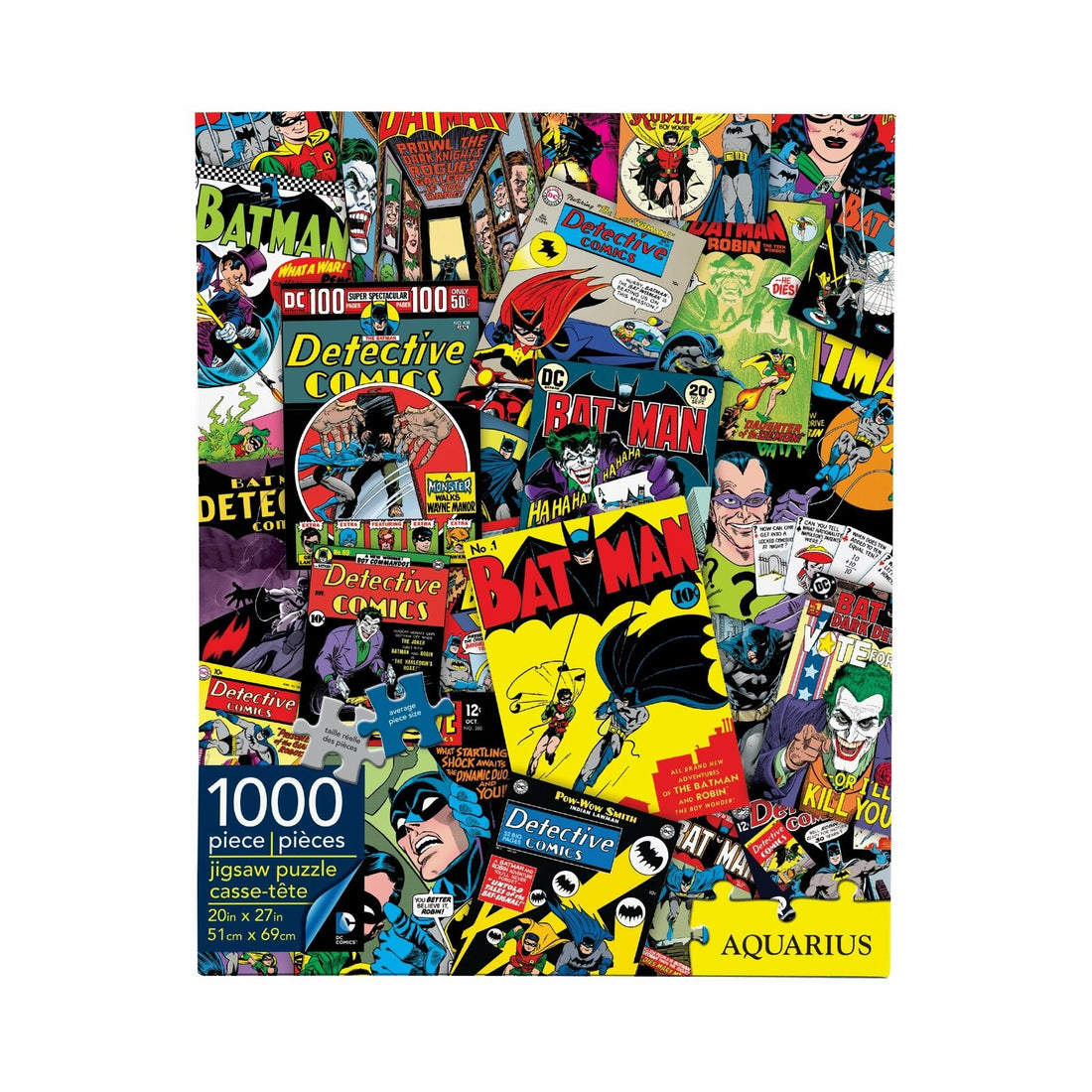 DC Comics Jigsaw Puzzle Batman Collage (1000 pieces) - 184709652149 - CrystalLotus.eu