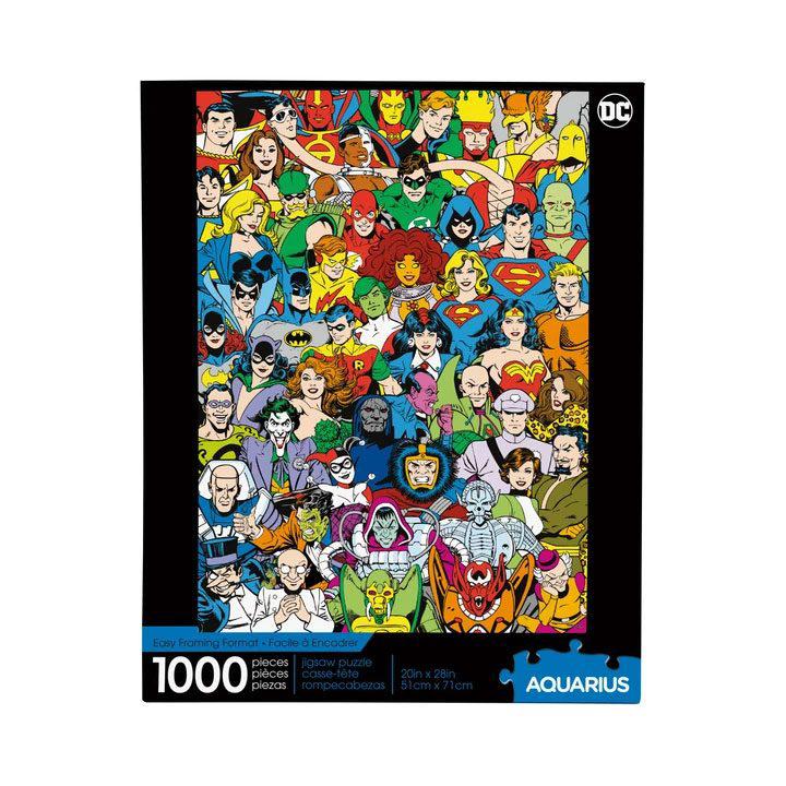 DC Comics Jigsaw Puzzle Retro Cast (1000 pieces) - 840391148178 - CrystalLotus.eu