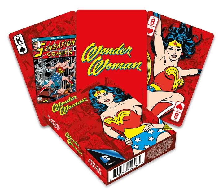 DC Comics Playing Cards Retro Wonder Woman - 840391102965 - CrystalLotus.eu