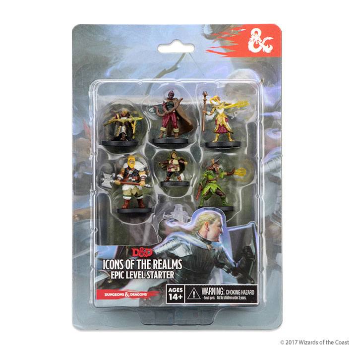 D&amp;D Icons of the Realms Miniatures 7 - Pack Epic Level Starter - 634482727799 - CrystalLotus.eu