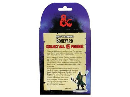 D&amp;D Icons of The Realms Miniatures: Boneyard Booster 4 Count - 634482960370 - CrystalLotus.eu