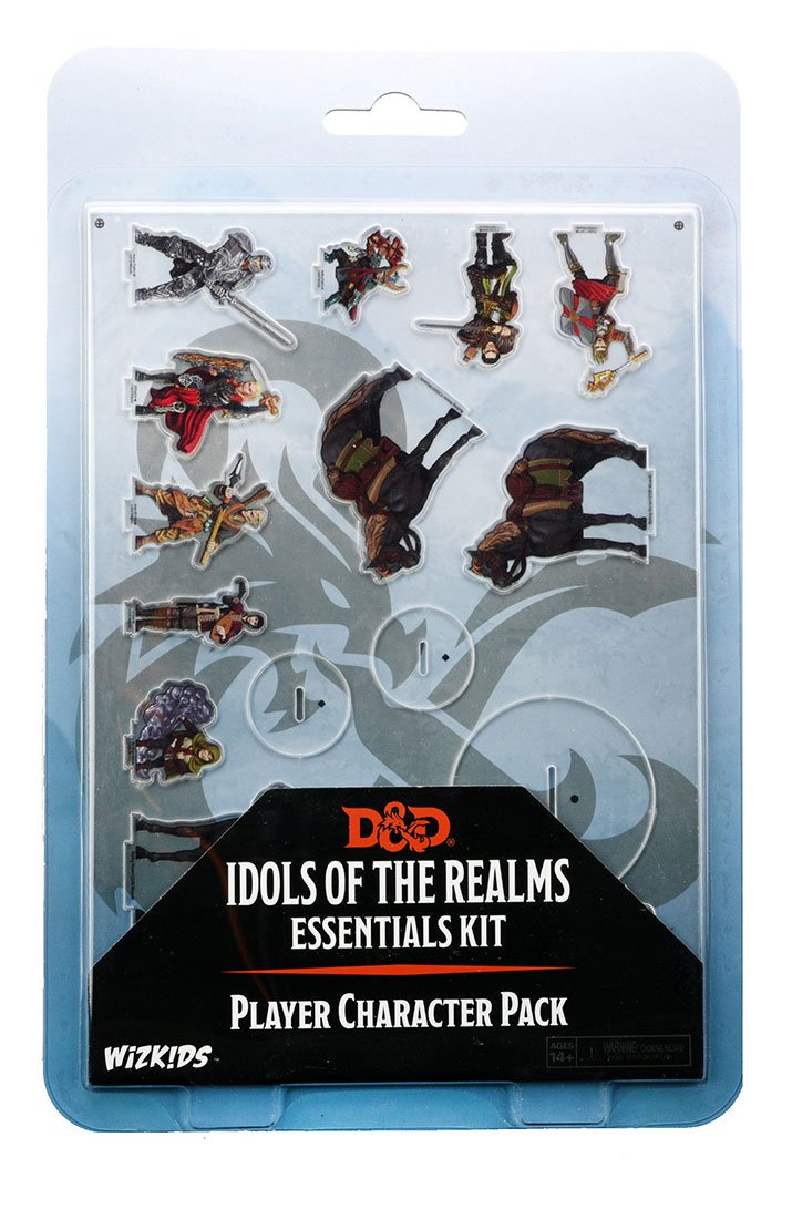 D&amp;D Icons of the Realms Miniatures Essentials 2D Miniatures - Players Pack - 634482945025 - CrystalLotus.eu