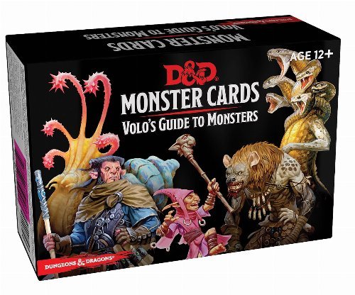 D&amp;D Monster Cards - Volo`s Guide To Monsters (81 Cards) - 9780786966851 - CrystalLotus.eu