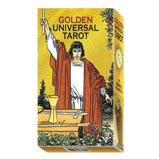 De Angelis Golden Universal Tarot - 9788865272282 - CrystalLotus.eu