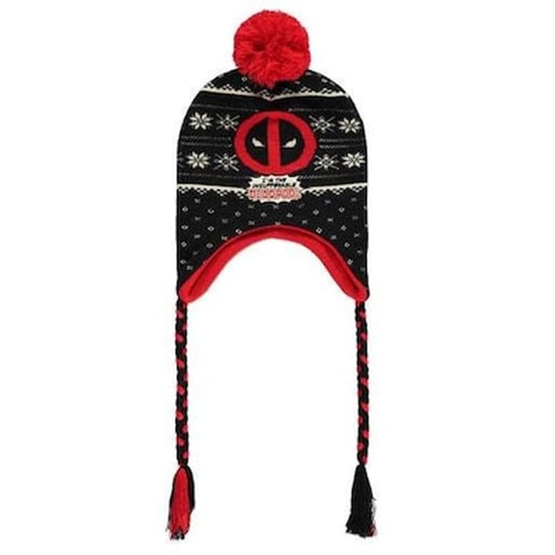 Deadpool Ski Beanie Deadpool Badge Laplander (One Color) - 8718526124200 - CrystalLotus.eu