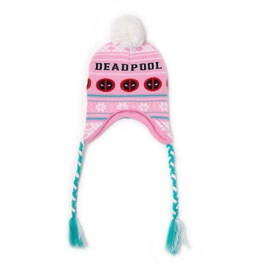 Deadpool Ski Beanie Pink Xmas Laplander - 8718526114133 - CrystalLotus.eu