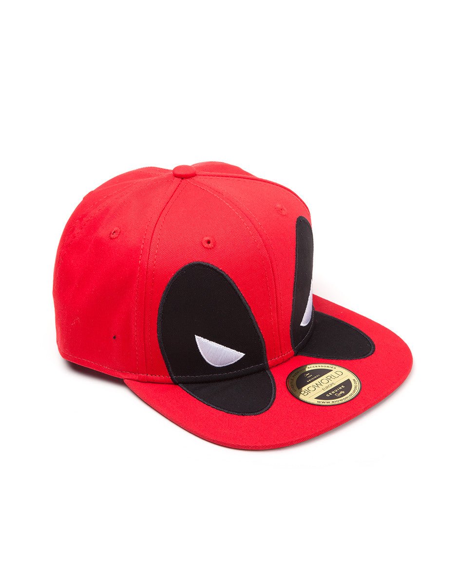 Deadpool Snapback Cap Big Face (One Color) - 8718526228687 - CrystalLotus.eu