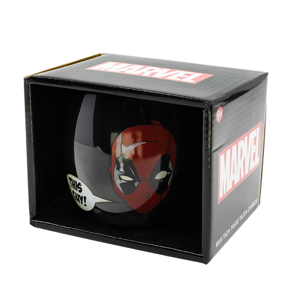 Deadpool Young Adult Ceramic Globe Mug 13 oz in Gift Box - 8412497119622 - CrystalLotus.eu