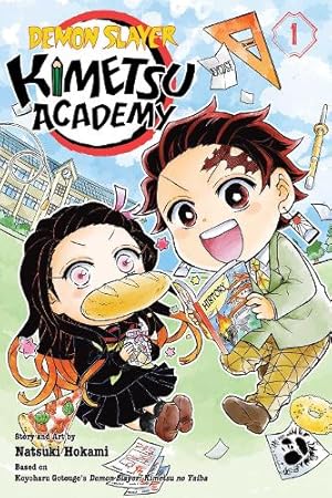 Demon Slayer: Kimetsu Academy, Volume 1 of 6 (by Natsuki Hokami, Koyoharu Gotouge) - 9781974740352 - Crystal Lotus