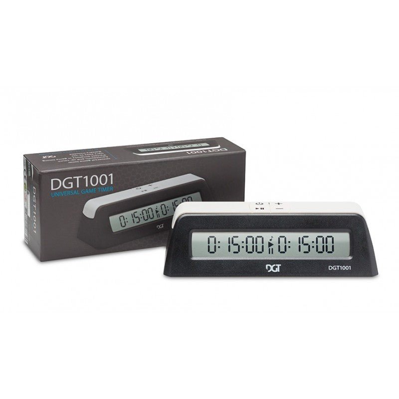 DGT 1001 Black Chess Clock Game Timer - 8717662821486 - Crystal Lotus