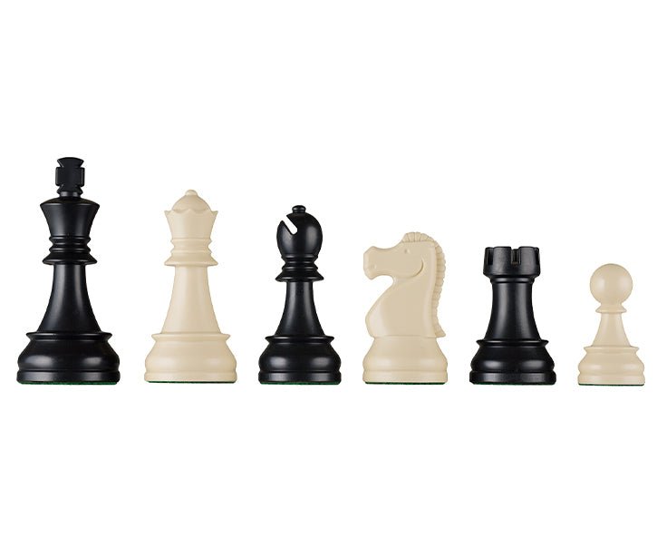 DGT Staunton Weighted Plastic Chess Pieces - 95 mm (3.7") - 9504908000 - Crystal Lotus