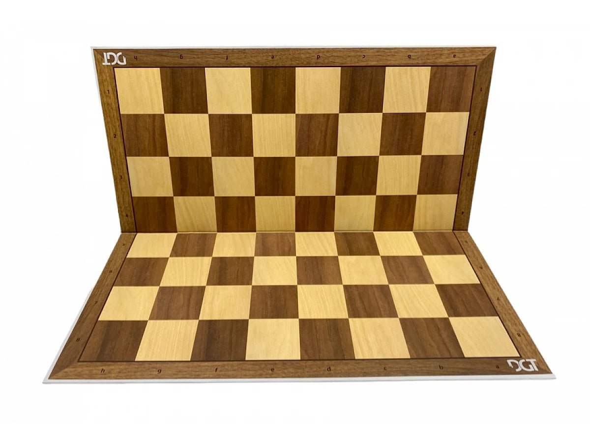 DGT Tournament Size Foldable Chess Board - 8717662821349-B - Crystal Lotus