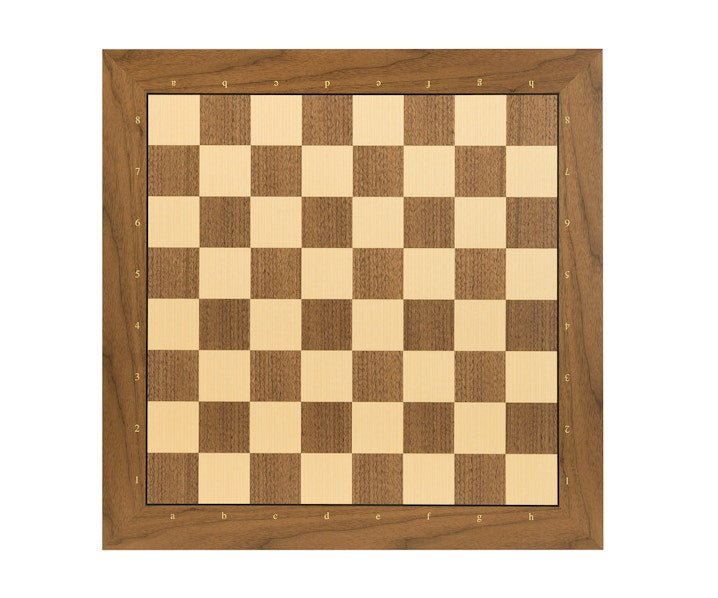 DGT Walnut Chess Board with Indices - 8717662822582 - Crystal Lotus