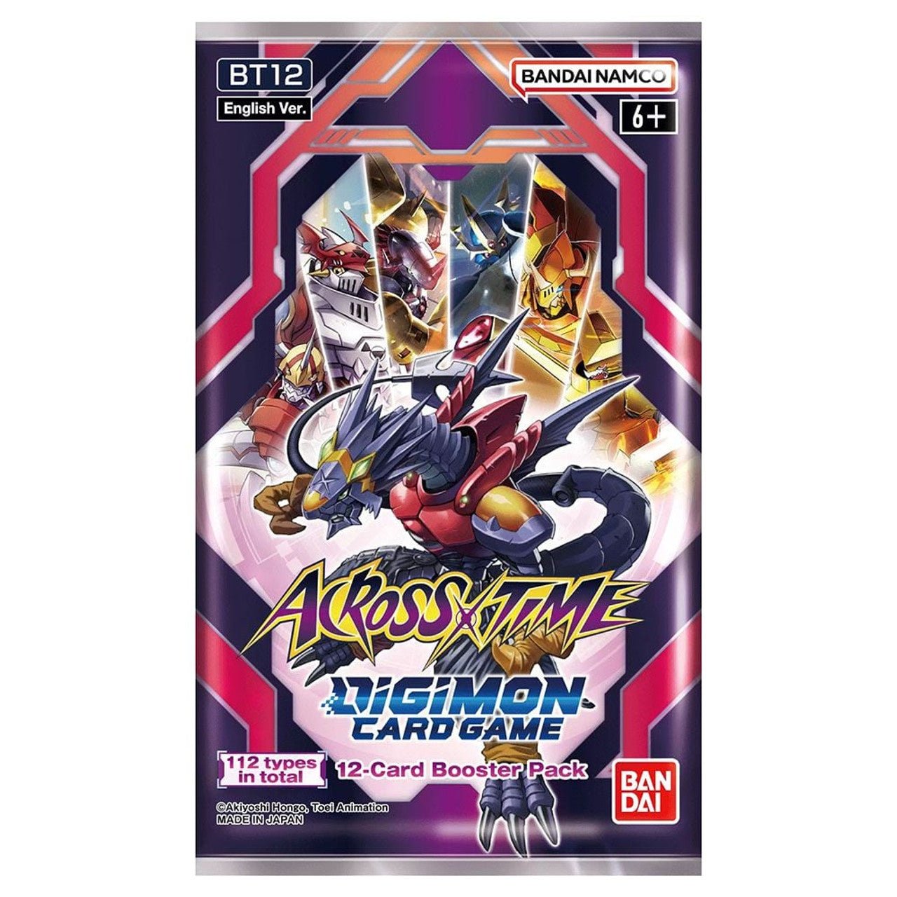 Digimon Card Game Across Time Booster Pack - BT12 - 811039039554 - CrystalLotus.eu