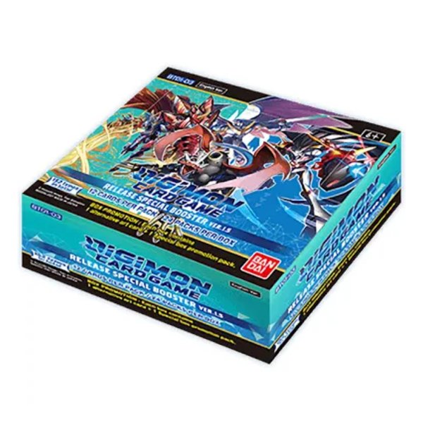 Digimon TCG - Release Special Booster Box Ver.1.5 BT01 - 03 (24 Packs) (English Language) - 811039034467 - CrystalLotus.eu