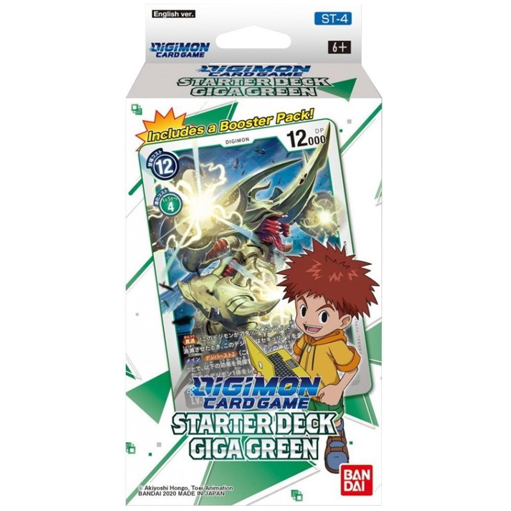 Digimon TCG - ST - 4 Starter Deck: Giga Green - 811039034764 - CrystalLotus.eu