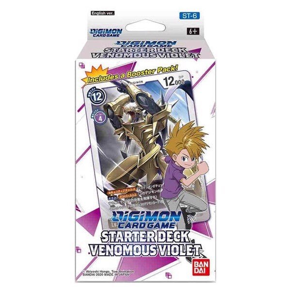 Digimon TCG - ST - 6 Starter Deck: Venomous Violet - 811039034825 - CrystalLotus.eu