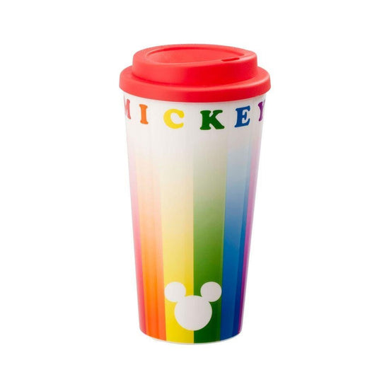 Disney - Rainbow Mickey Mouse Travel Mug 400ml - 882041064032 - CrystalLotus.eu