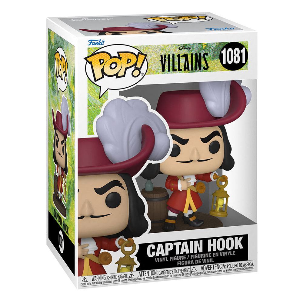 Disney: Villains POP! Disney Vinyl Figure Captain Hook 9 cm - 889698573481 - CrystalLotus.eu