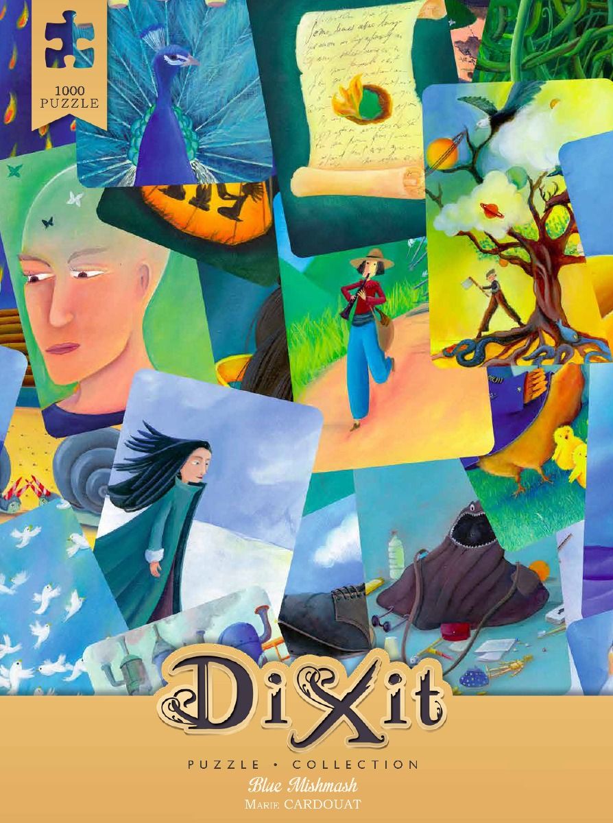 Dixit Puzzle 1000 Blue Mishmash - 3558380100478 - CrystalLotus.eu