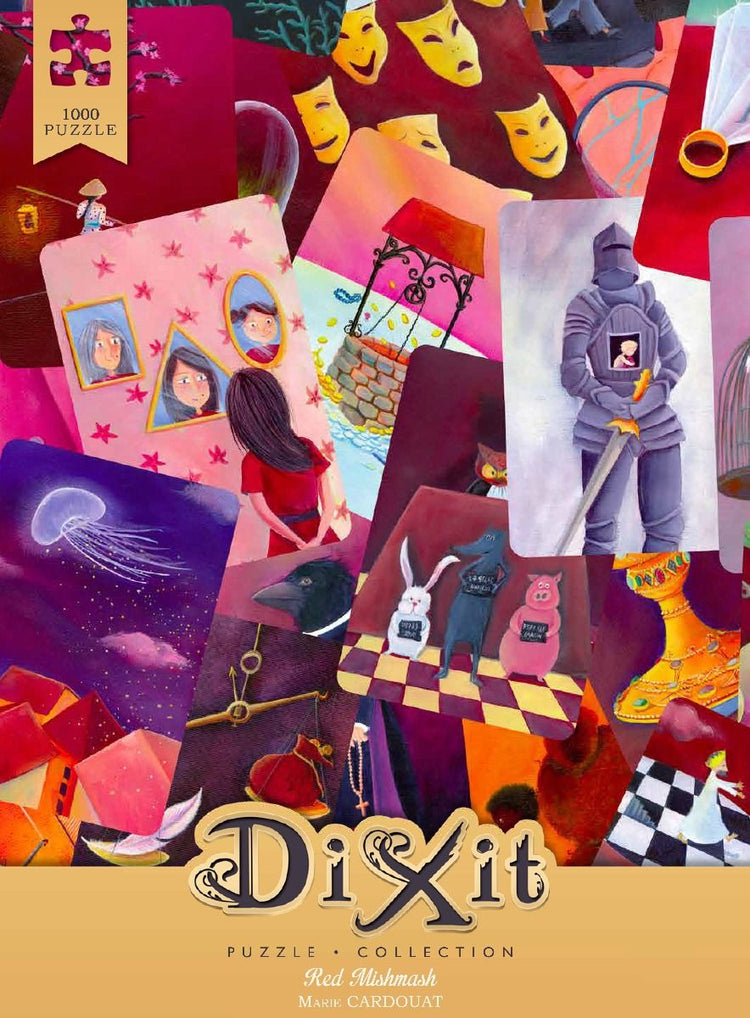 Dixit Puzzle 1000 Red Mishmash - 3558380100461 - CrystalLotus.eu