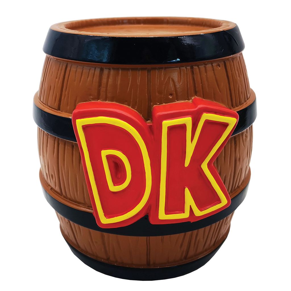 Donkey Kong - DK Barrel Shaped Money Bank - 5050293867625 - Crystal Lotus