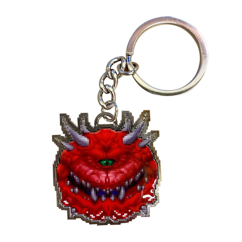 Doom Metal Keychain Cacodemon Limited Edition 4 cm - 5060662461262 - CrystalLotus.eu