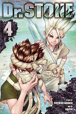 Dr. Stone, Volume 4 of 27 (by Riichiro Inagaki &amp; Boichi) - 9781974704460 - Crystal Lotus