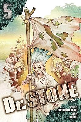 Dr. Stone, Volume 5 of 27 (by Riichiro Inagaki &amp; Boichi) - 9781974705016 - Crystal Lotus