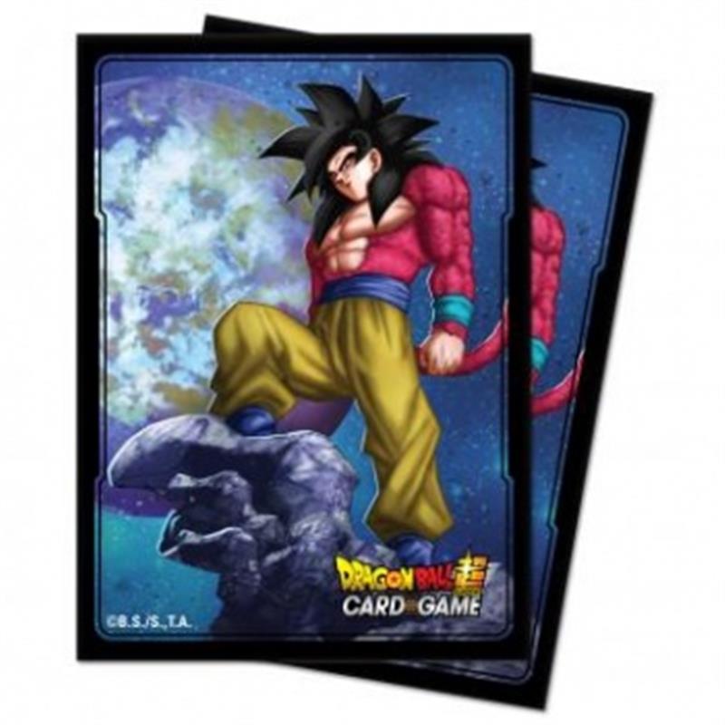 Dragon Ball Super Deck Protector SS4 Son Goku (100 Sleeves) - 074427156978 - CrystalLotus.eu