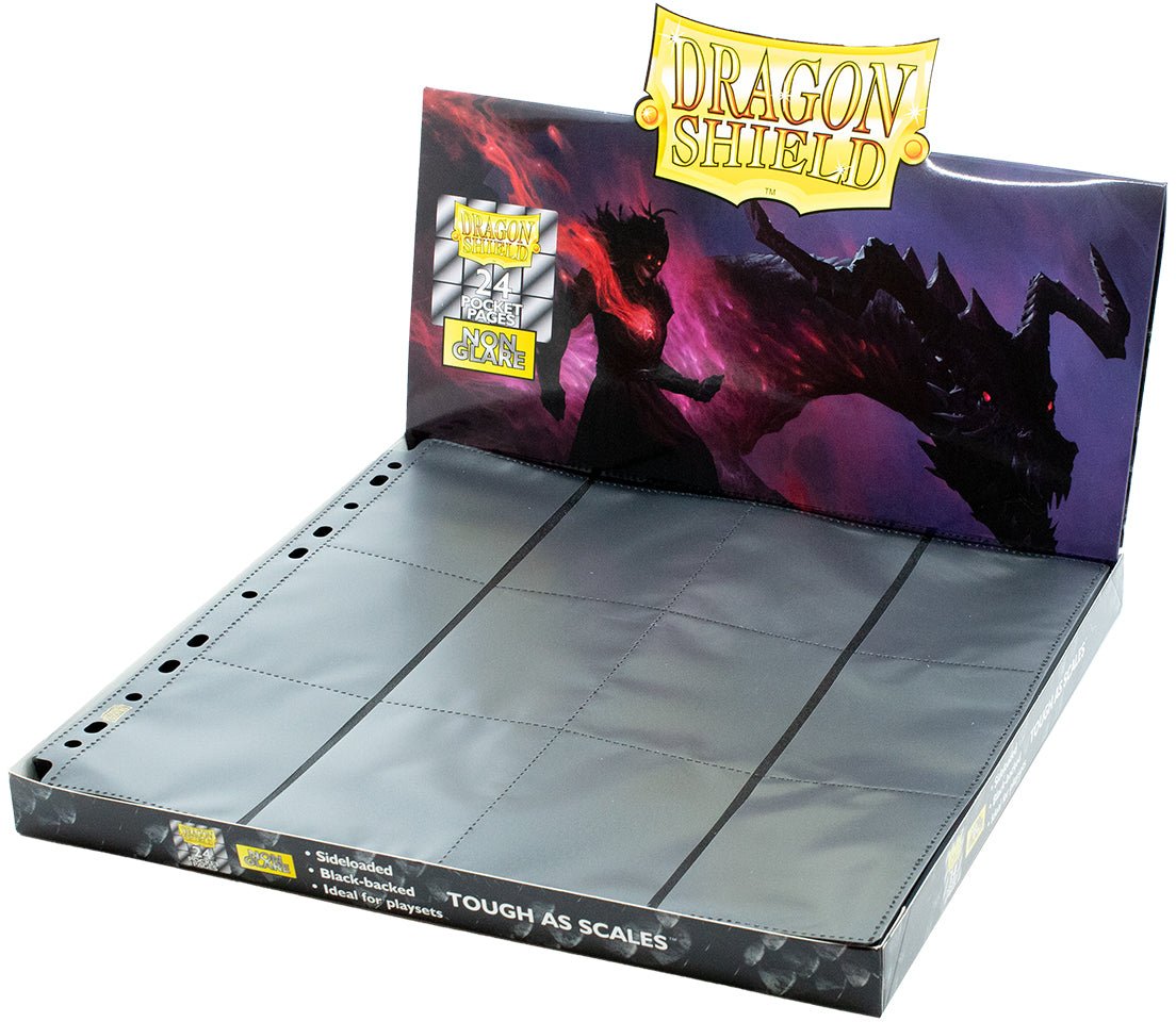 Dragon Shield - 24 pocket page - Non - Glare (50 pcs.) - 5706569103040 - CrystalLotus.eu