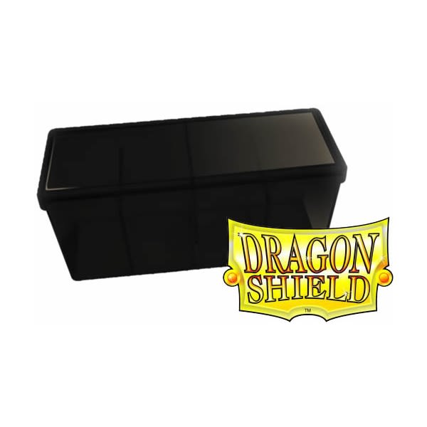 Dragon Shield - 4 Compartment Storage Box - Black - 5706569203023 - CrystalLotus.eu