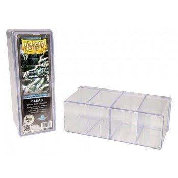 Dragon Shield - 4 Compartment Storage Box - Clear - 5706569203016 - CrystalLotus.eu