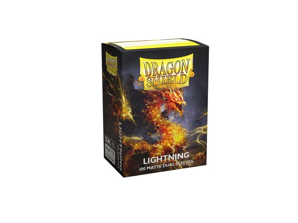 Dragon Shield Dual Matte Sleeves - Lightning &