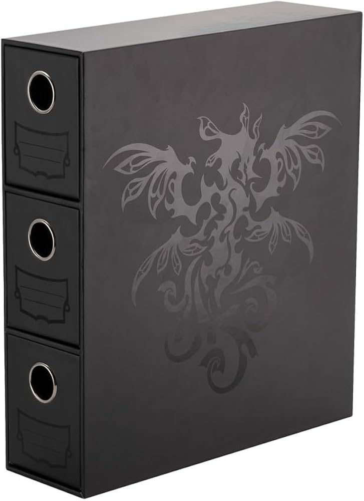 Dragon Shield - Fortress Card Drawers (Black) - 5706569337001 - Crystal Lotus