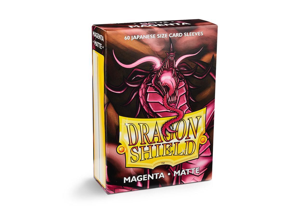 Dragon Shield Japanese Matte Sleeves - Magenta (60 Sleeves) - 5706569111267 - CrystalLotus.eu