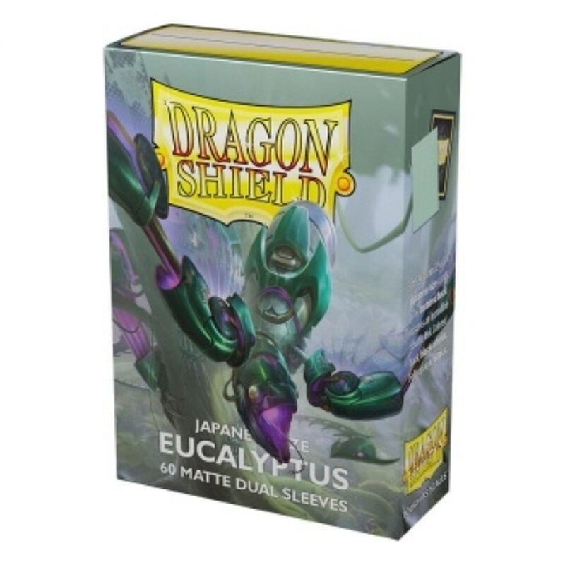 Dragon Shield Japanese size Dual Matte Sleeves - Eucalyptus &