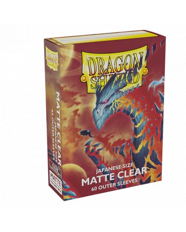 Dragon Shield Japanese Size Matte Clear Outer Sleeves - Clear Cosmere (60 Sleeves) - 5706569133528 - CrystalLotus.eu