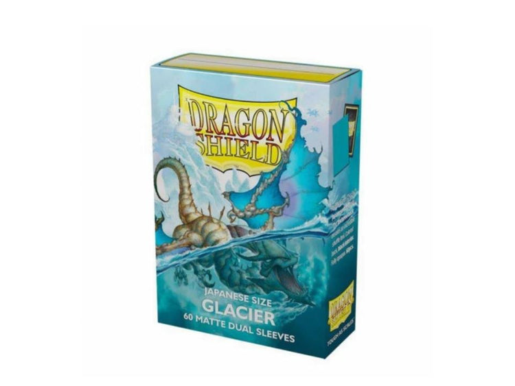 Dragon Shield Japanese size Matte Dual Sleeves - Glacier Miniom (60 Sleeves) - 5706569151317 - CrystalLotus.eu