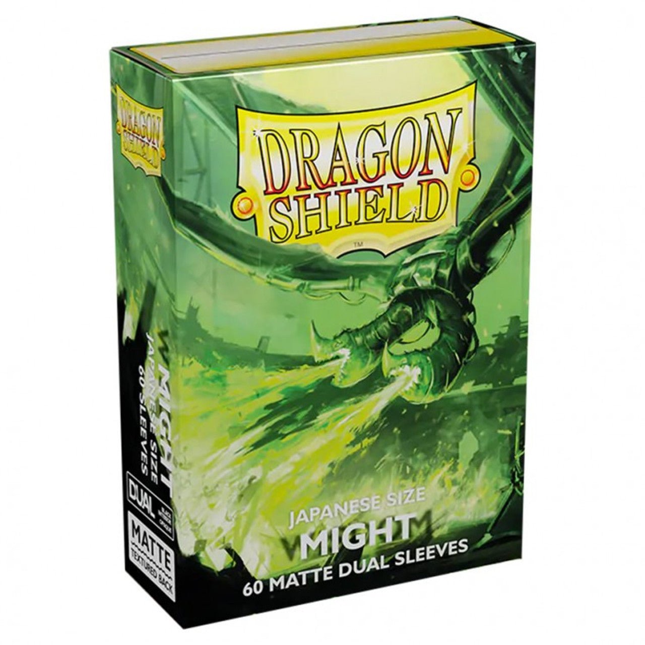 Dragon Shield Japanese size Matte Dual Sleeves - Might (60 Sleeves) - 5706569151584 - CrystalLotus.eu