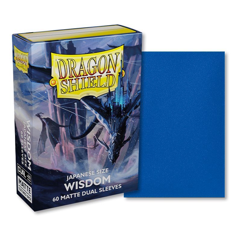 Dragon Shield Japanese size Matte Dual Sleeves - Wisdom (60 Sleeves) - 5706569151577 - CrystalLotus.eu