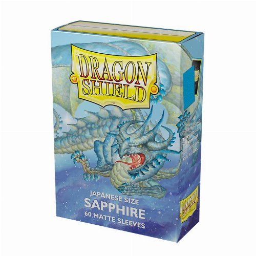 Dragon Shield Japanese size Matte Sleeves - Sapphire &