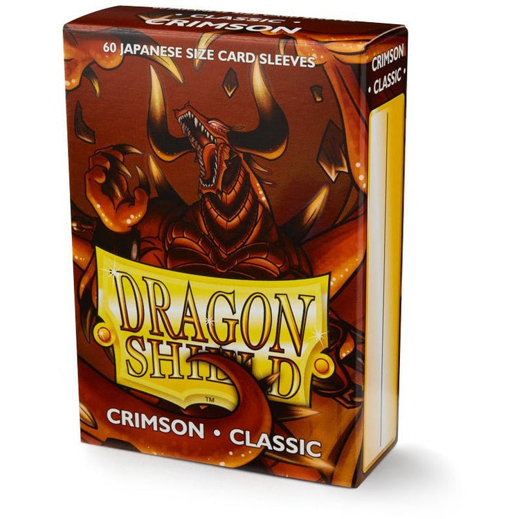 Dragon Shield Japanese Sleeves - Classic Crimson (60 Sleeves) - 5706569106218 - CrystalLotus.eu