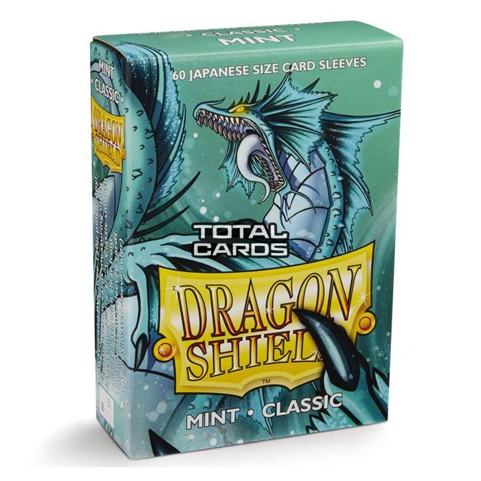 Dragon Shield Japanese Sleeves - Classic Mint (60 Sleeves) - 5706569106256 - CrystalLotus.eu