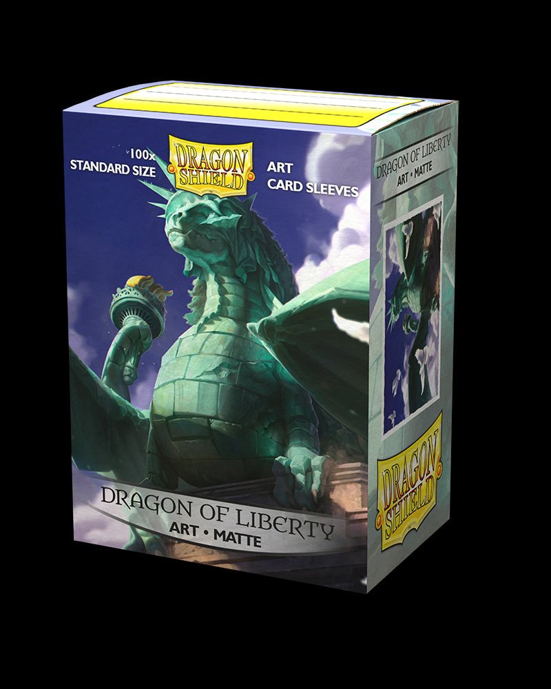 Dragon Shield Matte Art Sleeves - Dragon of Liberty (100 Sleeves) - 5706569120528 - CrystalLotus.eu