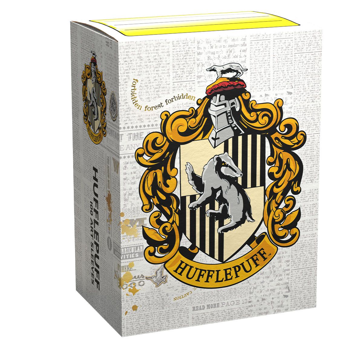 Dragon Shield Matte Art Sleeves - Wizarding World - Hufflepuff (100 Sleeves) - 5706569160272 - CrystalLotus.eu