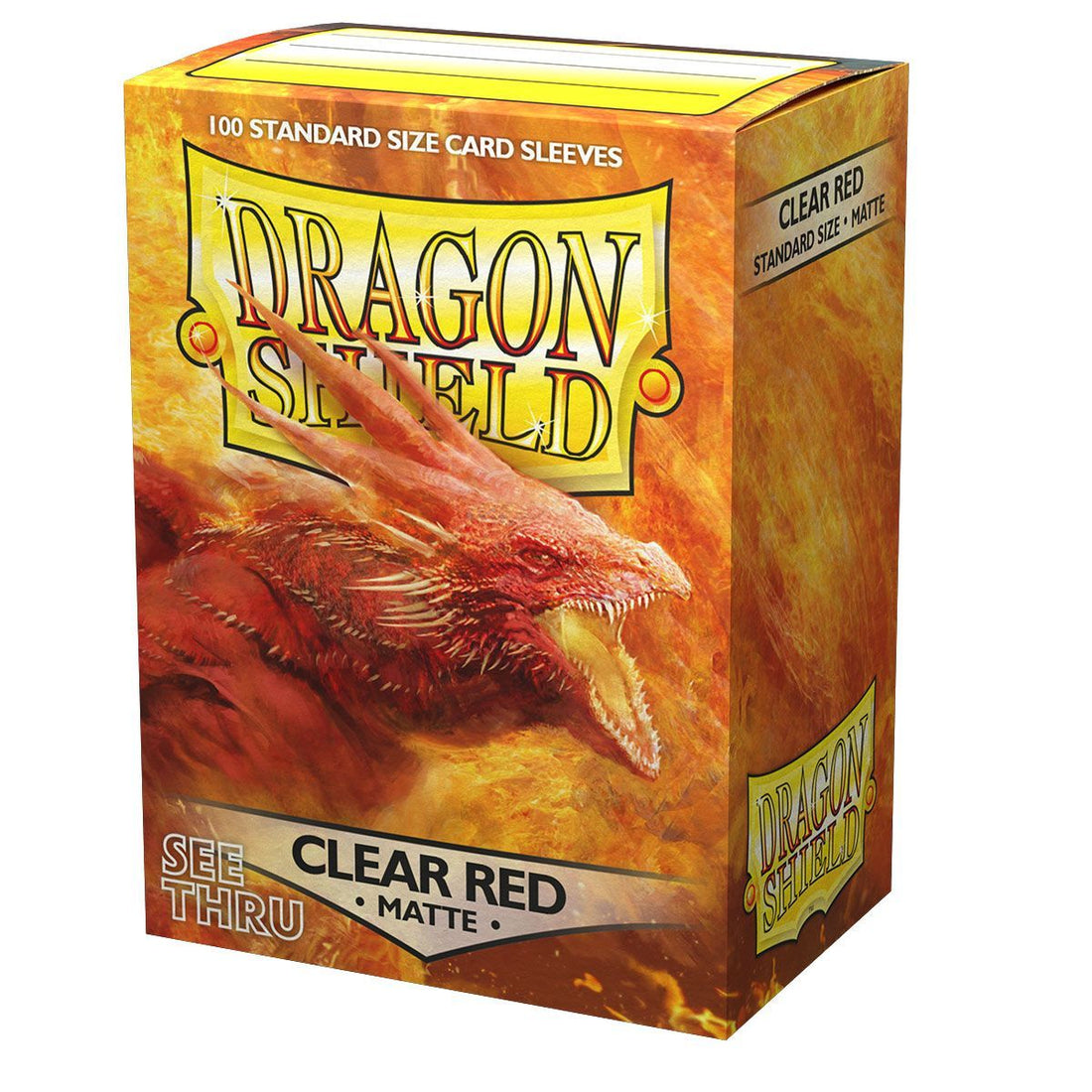 Dragon Shield Matte Clear Red - 5706569110437 - CrystalLotus.eu