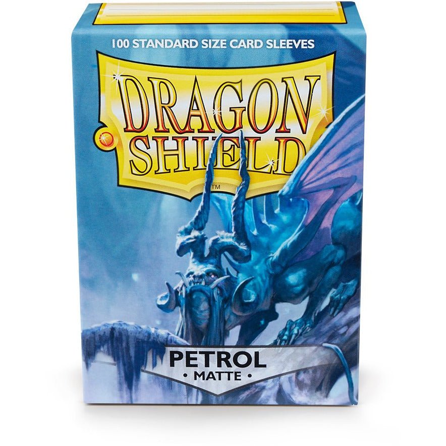 Dragon Shield Sleeves Std Size - Matte Petrol (Box of 100) - 5706569110208 - CrystalLotus.eu