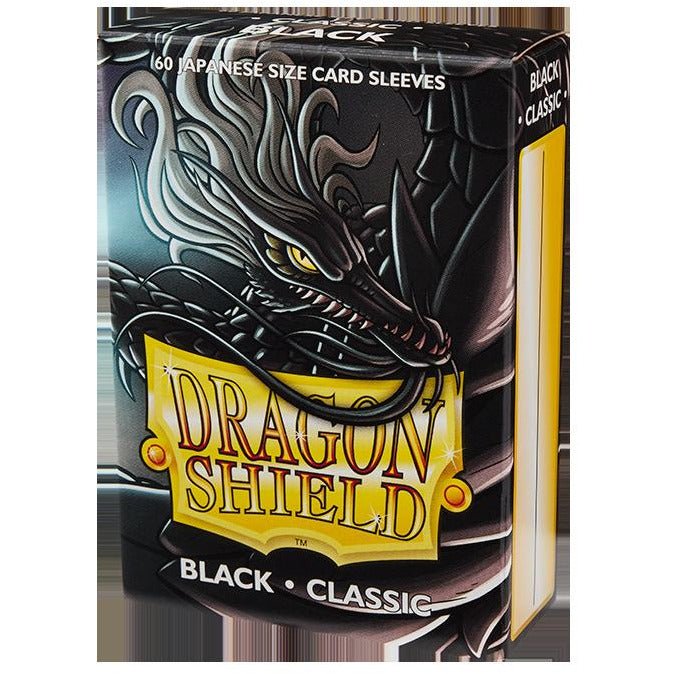 Dragon Shield Small Size Sleeves - Japanese Classic Black (60pcs) - 5706569106027 - CrystalLotus.eu