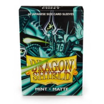 Dragon Shield Small Sleeves - Japanese Matte Mint (60 Sleeves) - 5706569111250 - CrystalLotus.eu